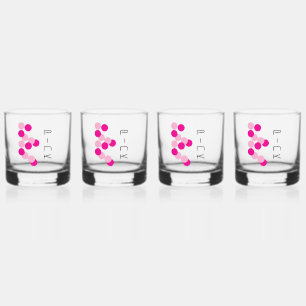 Harmonische rosa Fusion Whiskyglas