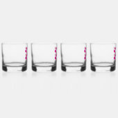 Harmonische rosa Fusion Whiskyglas (Links)