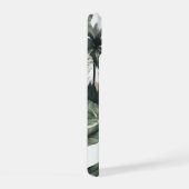 Harmonische Stadt-Silhouette in Braun mit Pflanzen iPhone 15 Hülle (Rechte Seite)