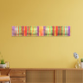 Harmonische Streifen Abstrakt Moderne Kunst gestre Leinwanddruck (Insitu (Wohnzimmer))