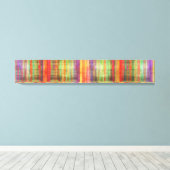Harmonische Streifen Abstrakt Moderne Kunst gestre Leinwanddruck (Insitu (Holzboden))