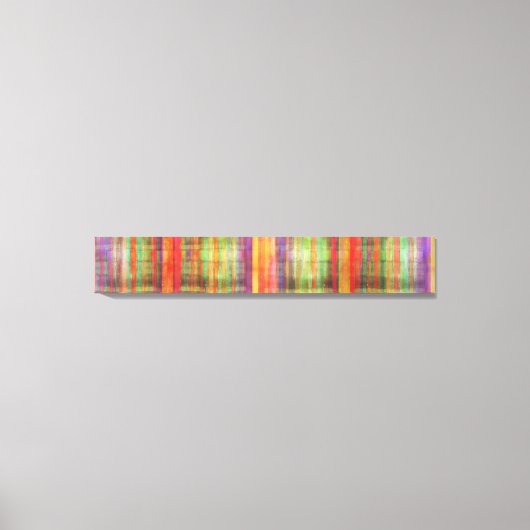 Harmonische Streifen Abstrakt Moderne Kunst gestre Leinwanddruck (Vorderseite)
