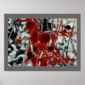 Harmonische Verzerrung - Abstraktes Poster (Vorne)