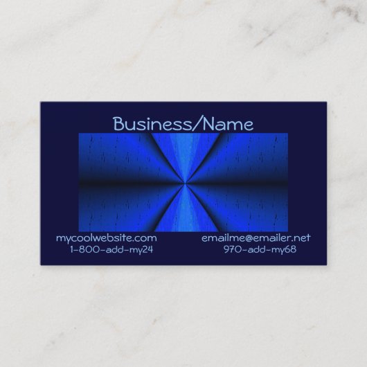 Harmonische Visitenkarte (Vorderseite)