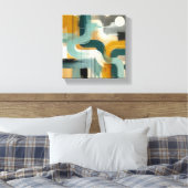 Harmonischer Fluss Leinwanddruck (Insitu (Schlafzimmer))