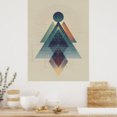 Harmonischer Höhepunkt Poster (Küche)