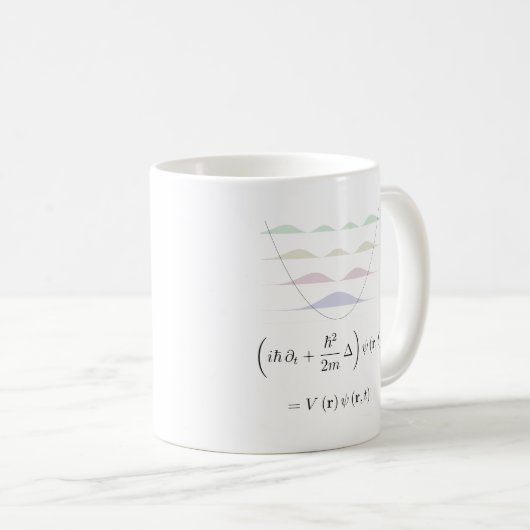 Harmonischer Oszillator Kaffeetasse (VorderseiteRechts)