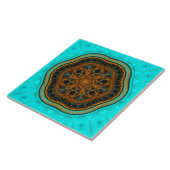 Harmonisches Fraktal Mandala Fliese (Seite)