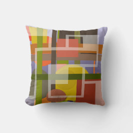 Harmonisches Kissen mit modernem abstraktem