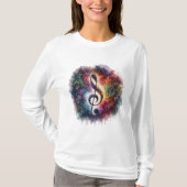 Harmonisches Melodies T - Shirt Design (Vorderseite)