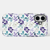  Harmonisches Wasserfarben-Blatt-Design  Case-Mate iPhone Hülle (Rückseite (Horizontal))