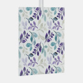  Harmonisches Wasserfarben-Blattdesign  Ornament Aus Glas (Vorderseite Rechts)
