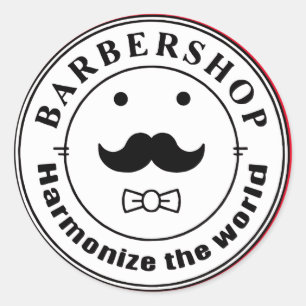 Harmonisieren Sie die Welt Runder Aufkleber