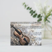 Harmonisierung der Technologie, musikalische Darst Postkarte (Stehend Vorderseite)