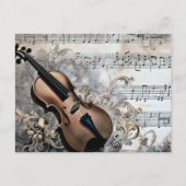 Harmonisierung der Technologie, musikalische Darst Postkarte (Vorderseite)