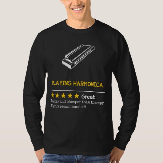 Harmonisierung mit Spaß: Harmonica - billiger, sch T-Shirt (Vorderseite)