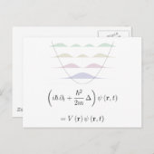 Harmonisierungsoszillator Postkarte (Vorne/Hinten)