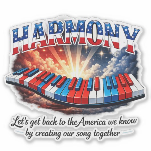 HARMONY AUFKLEBER (Vorderseite)