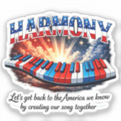 HARMONY AUFKLEBER (Vorderseite)