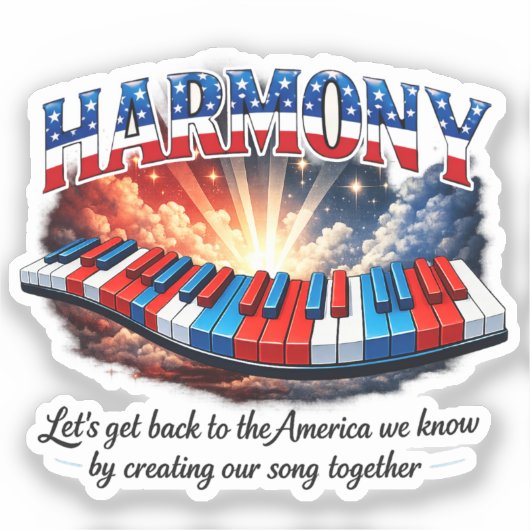 HARMONY AUFKLEBER (Vorderseite)