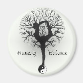 Harmony & Balance Yin Yang Tree of Life Magnet (Vorne)
