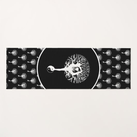 Harmony & Balance Yin Yang Tree of Life Yogamatte (Vorderseite (Horizontal))