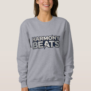 Harmony Beats – Musik-Vibes Textart Sweatshirt