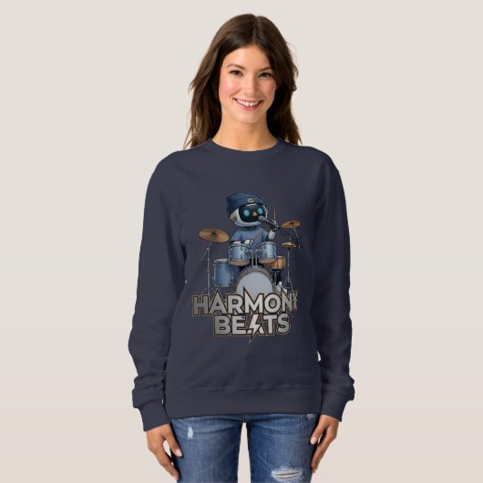 Harmony Beats – Zedoura Drummer Sweatshirt (Vorne ganz)