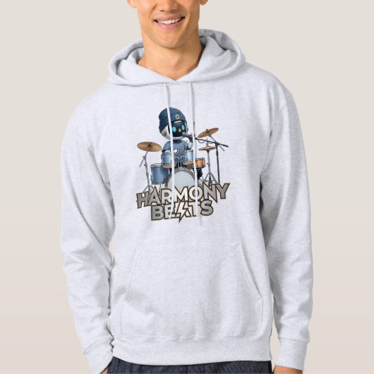 Harmony Beats – Zedoura Schlagzeuger Hoodie (Vorderseite)