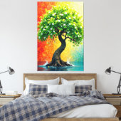 Harmony Bloom Leinwanddruck (Insitu (Schlafzimmer))