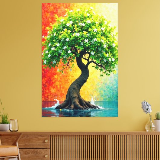 Harmony Bloom Leinwanddruck (Insitu (Wohnzimmer))