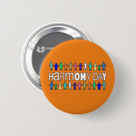 Harmony Day Australia Button (Vorne & Hinten)