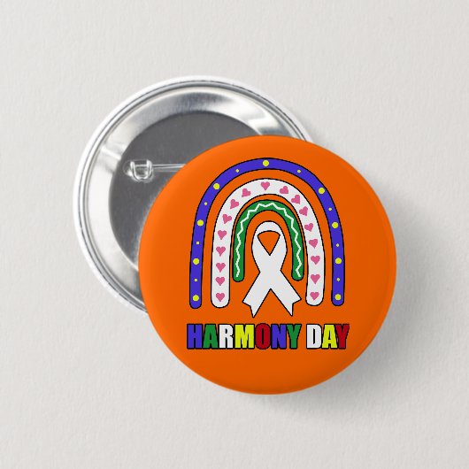 Harmony Day Australia Button (Vorne & Hinten)