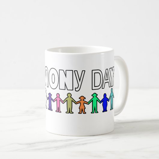 Harmony Day Australia Kaffeetasse (VorderseiteRechts)