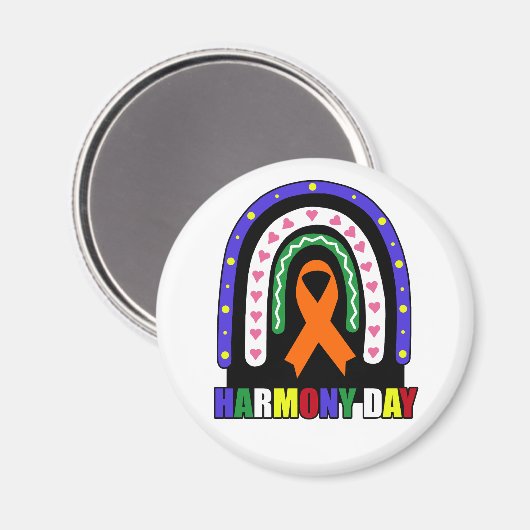 Harmony Day Australia Magnet (Vorderseite/Rückseite)