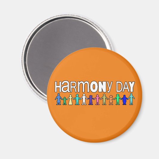 Harmony Day Australia Magnet (Vorderseite/Rückseite)