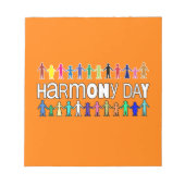 Harmony Day Australia Notizblock (Vorderseite)