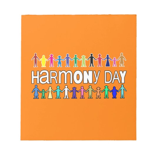 Harmony Day Australia Notizblock (Vorderseite)
