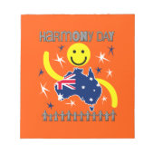 Harmony Day Australia Notizblock (Vorderseite)
