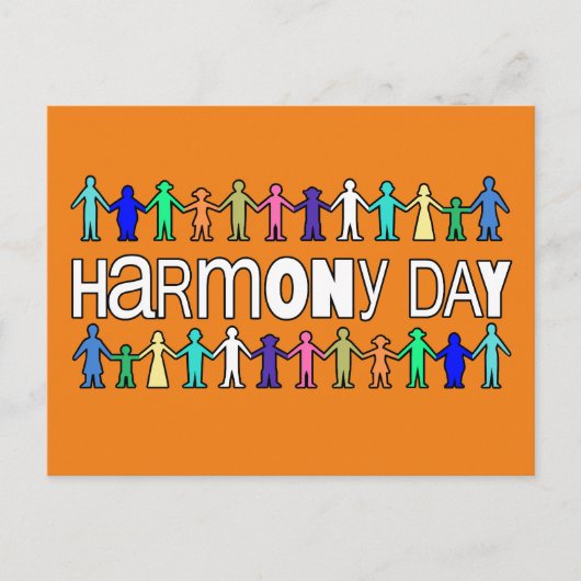 Harmony Day Australia Postkarte (Vorderseite)