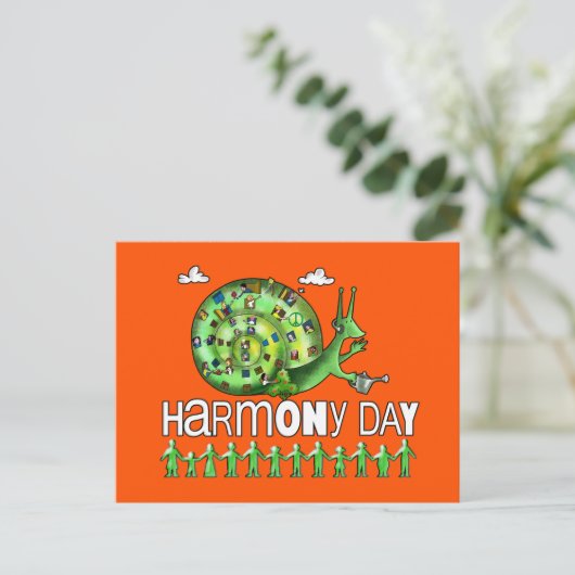 Harmony Day Australia Postkarte (Stehend Vorderseite)