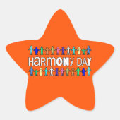 Harmony Day Australia  Stern-Aufkleber (Vorderseite)