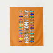 Harmony Day Australia Wandteppich (Vorderseite)