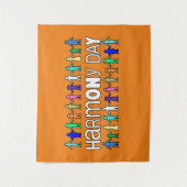 Harmony Day Australia Wandteppich (Vorderseite)