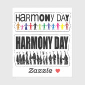 Harmony Day, Australien Aufkleber (Blatt)