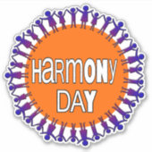 Harmony Day, Australien Aufkleber (Vorderseite)