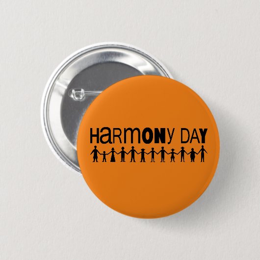 Harmony Day, Australien Button (Vorne & Hinten)