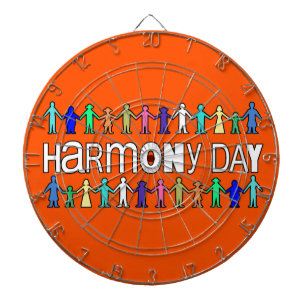 Harmony Day Australien Dartscheibe