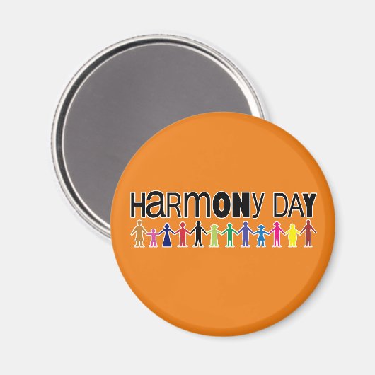 Harmony Day, Australien Magnet (Vorderseite/Rückseite)