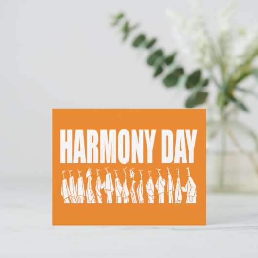 Harmony Day, Australien Postkarte (Stehend Vorderseite)